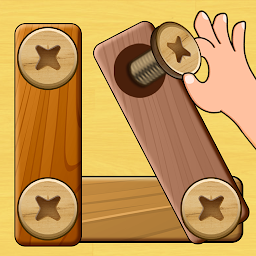 Wood Nuts & Bolts Puzzle 13.2