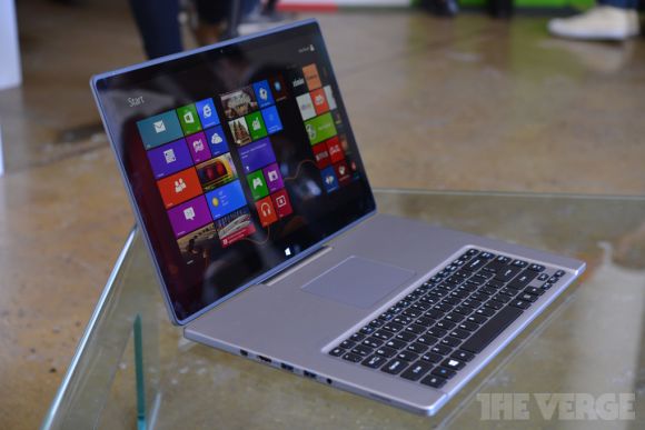 Acer представила два гибридных устройства с Windows 8 и планшет на Android