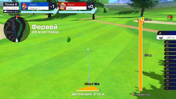 Гольф с торнадо, в котором надо сбивать соперников. Обзор Mario Golf: Super Rush