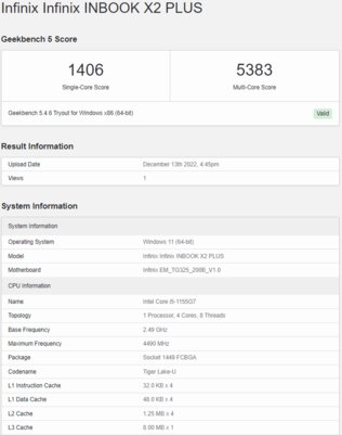 Обзор Infinix InBook X2 Plus: доступная замена домашнему ПК — Железо и производительность. 8