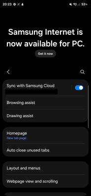 Браузер Samsung Internet может вернуться в ОС Windows
