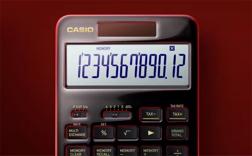 Casio представила калькулятор за 625 долларов: тираж всего 650 экземпляров
