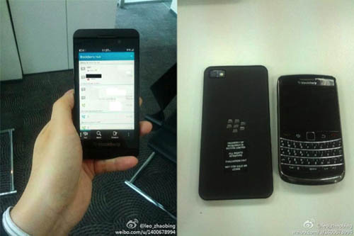 Новые живые фото смартфона Blackberry London