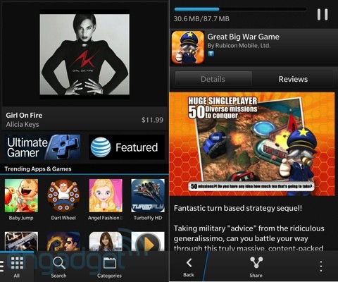 Компания BlackBerry представила смартфоны Q10 и Z10 на новой платформе