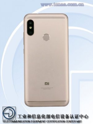 В TENAA появились изображения безрамочного Xiaomi Redmi 6 с вырезом на экране