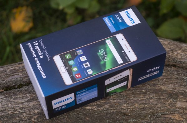Philips Xenium X818 — мощный аккумулятор в стильном корпусе