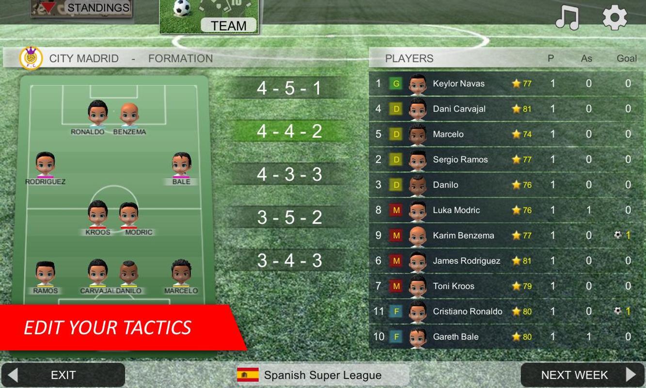Mobile Soccer League 1.0.29. Скриншот 4