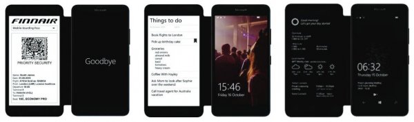 Microsoft показала свой вариант смартфона с двумя экранами