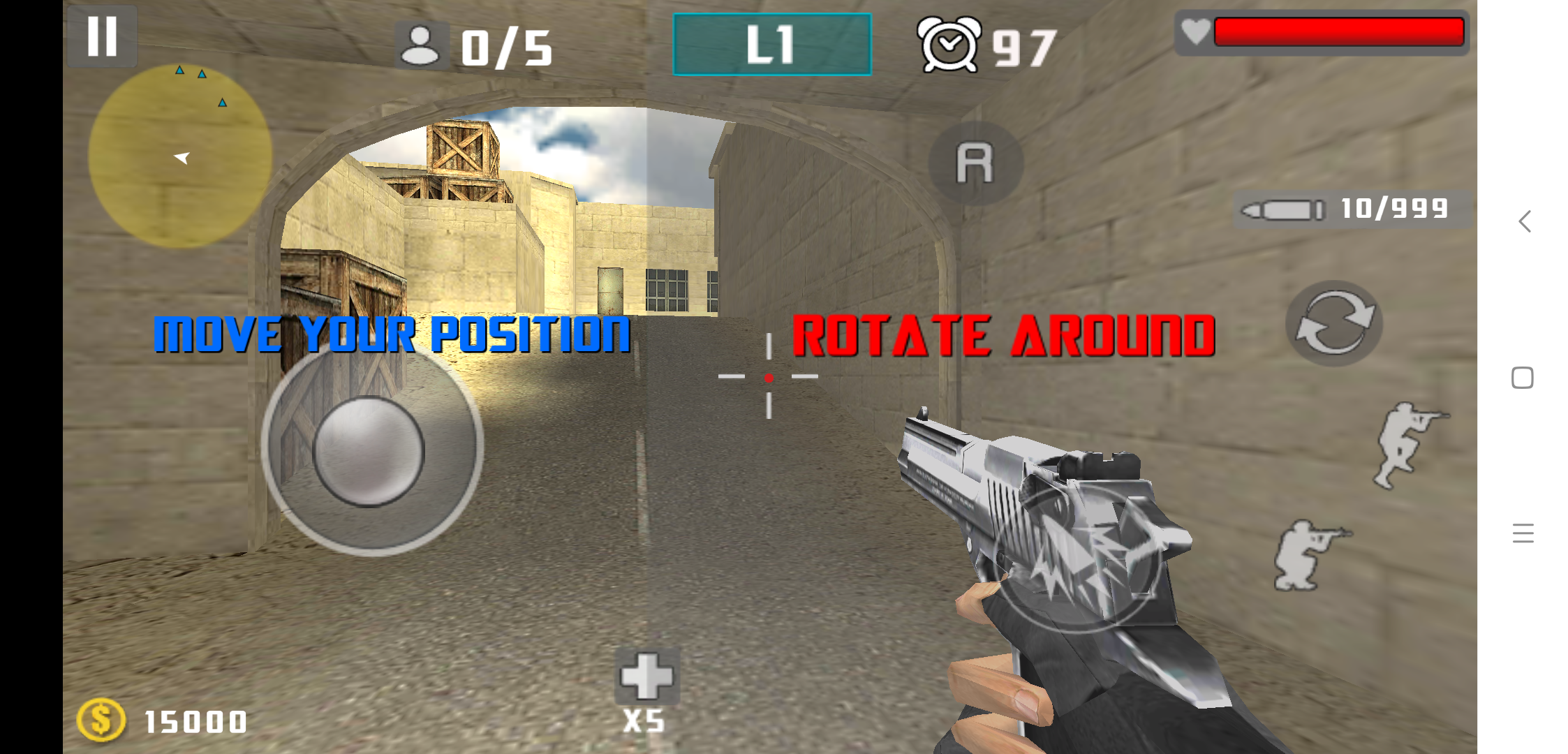 Gun Shot Fire War 2.1.6. Скриншот 2