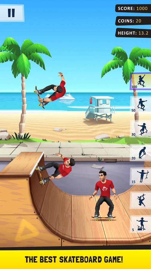 Flip Skater 2.78. Скриншот 1