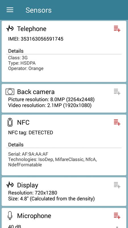 Sensors Toolbox 2.0.05. Скриншот 4