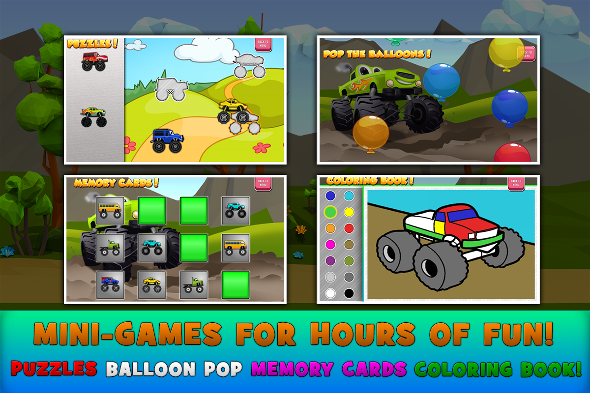 Monster Trucks Game for Kids 3.4.6. Скриншот 3