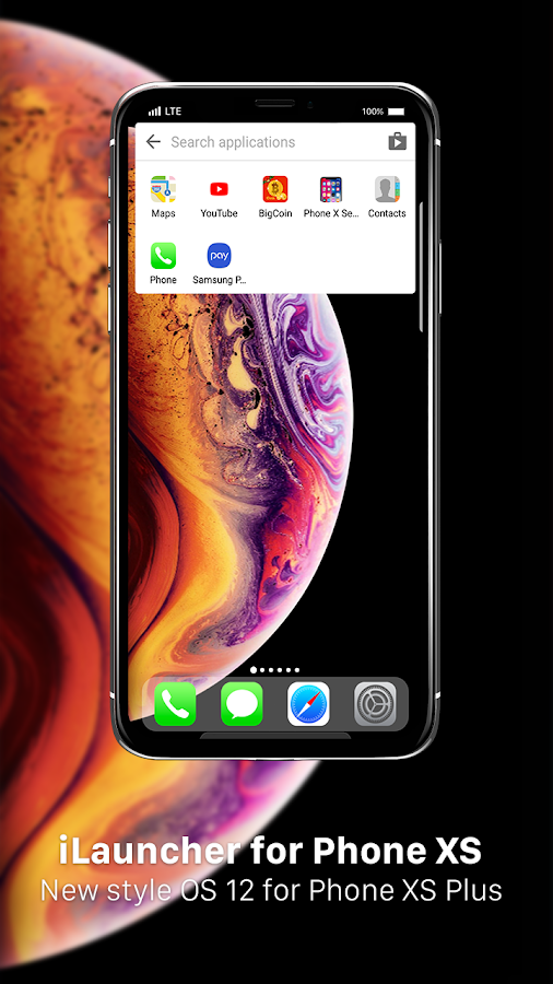 iOS Launcher 1.6. Скриншот 4