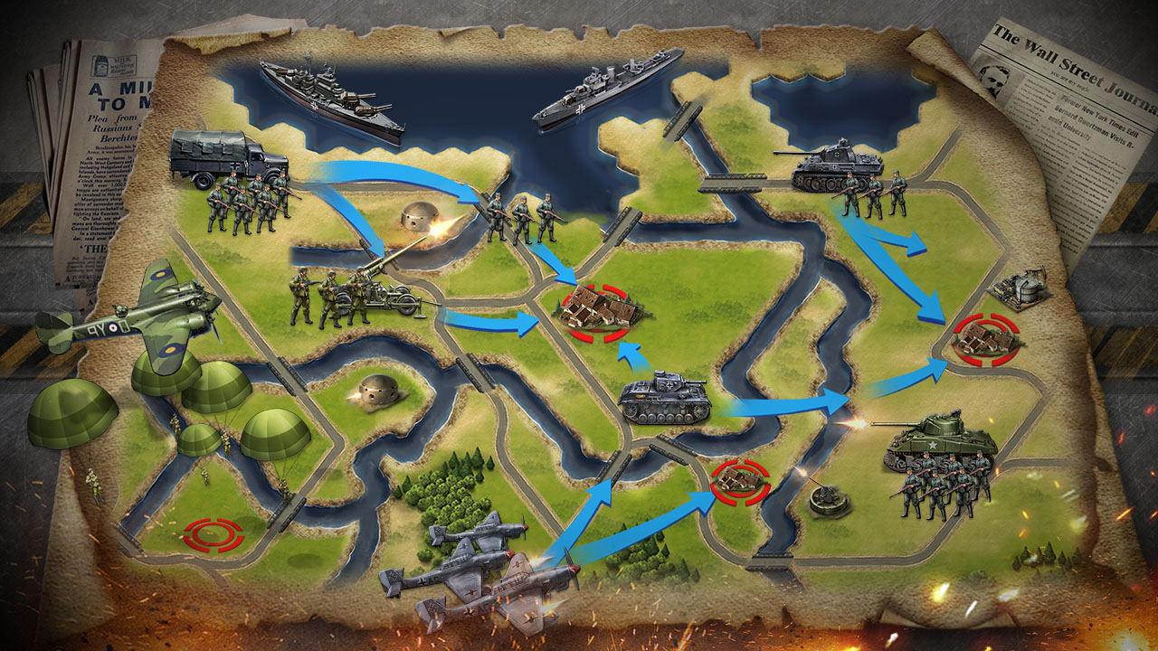 WW2 – военная стратегия 3.1.4. Скриншот 15