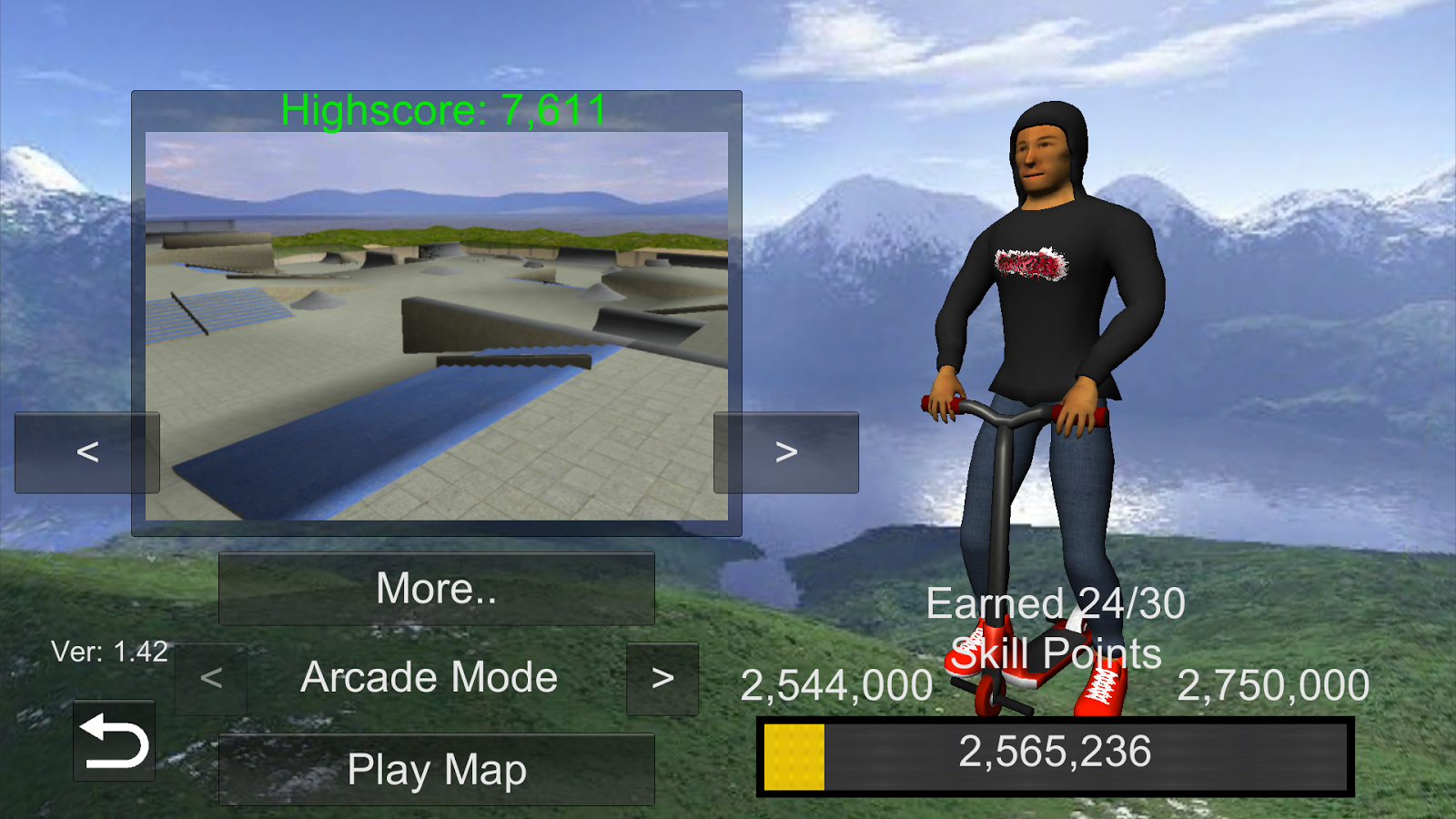 Scooter Freestyle Extreme 3D 1.90. Скриншот 7