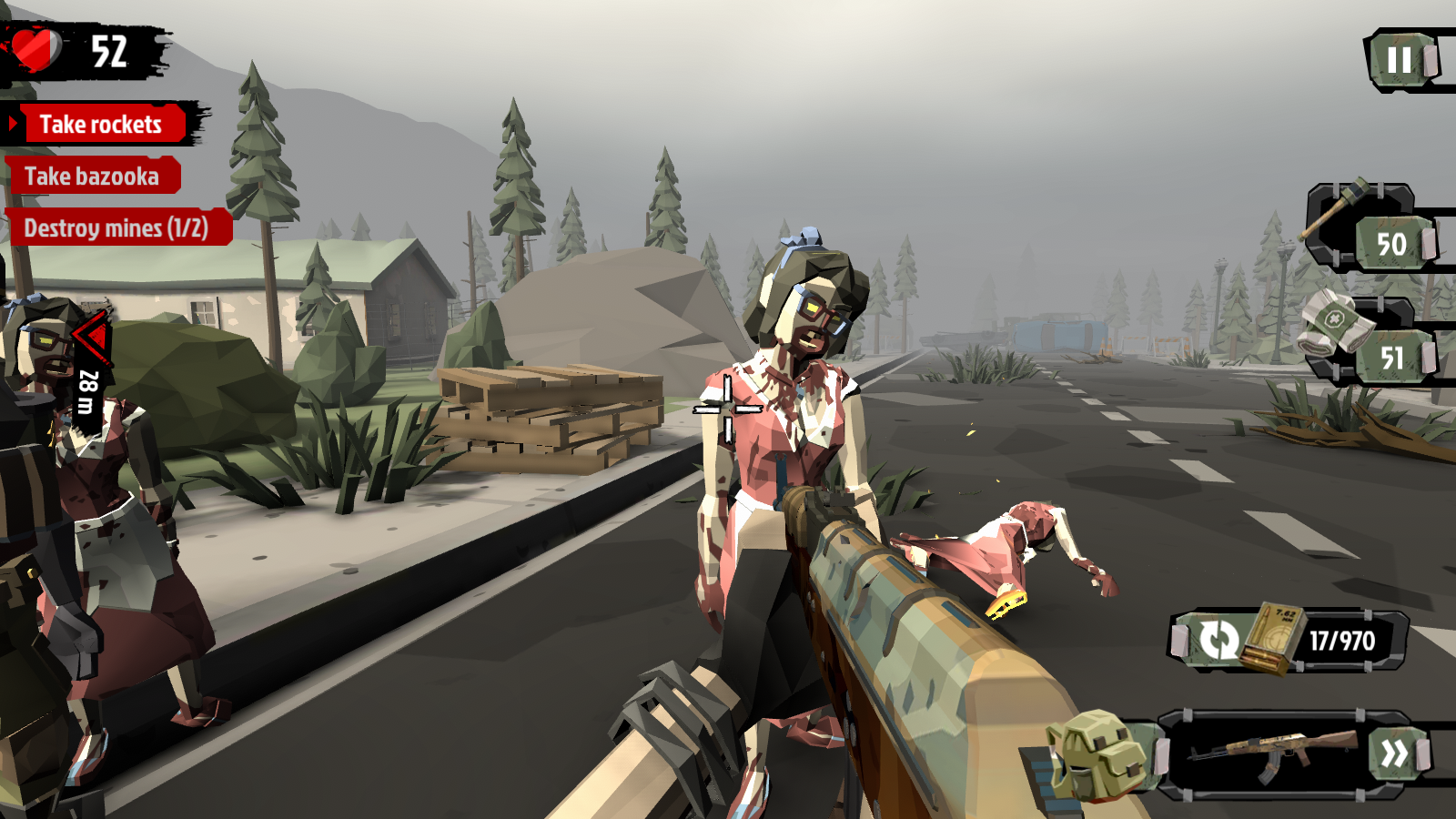 The Walking Zombie 2 3.58.0. Скриншот 17