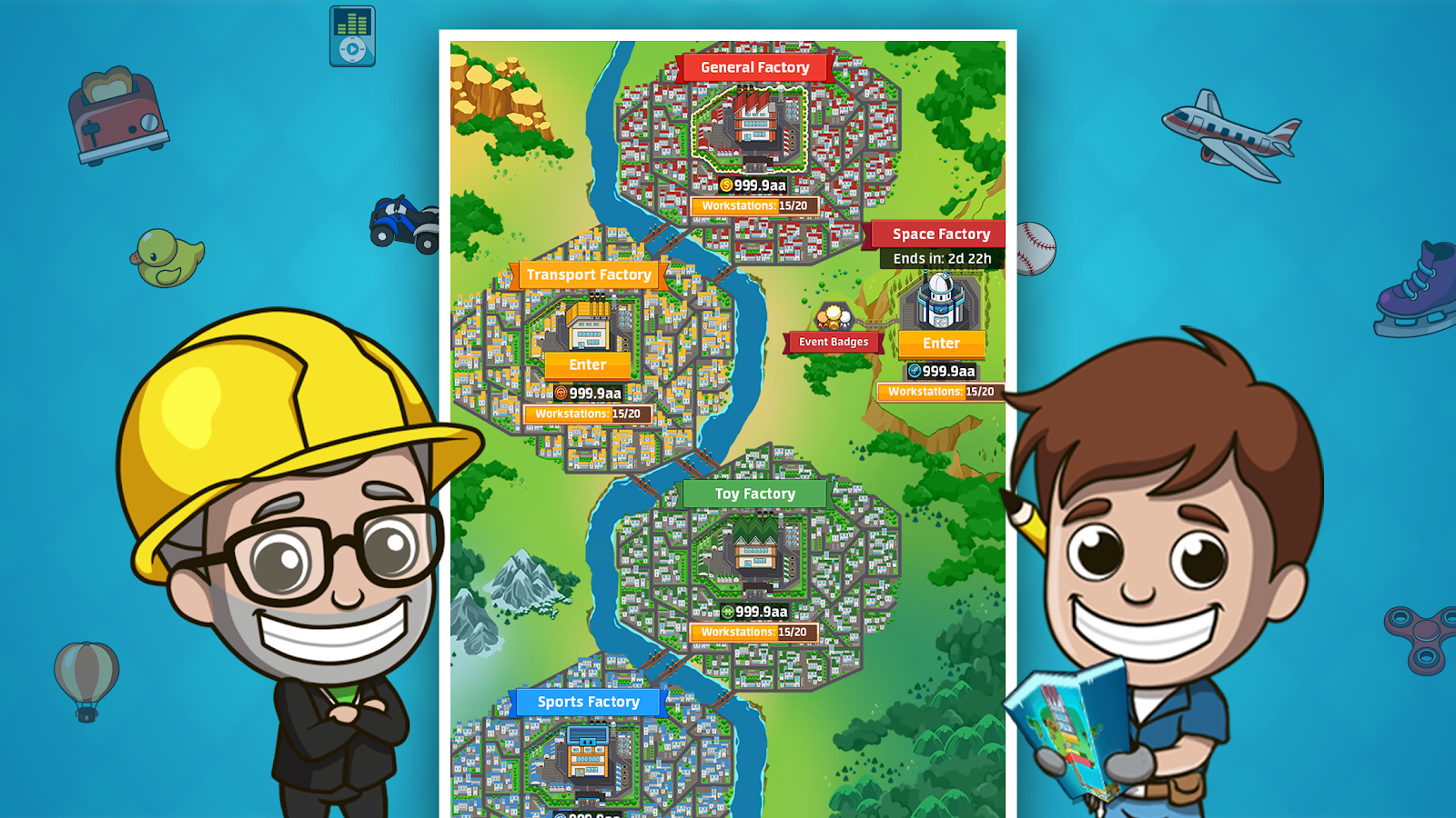 Idle Factory 2.23.0. Скриншот 10