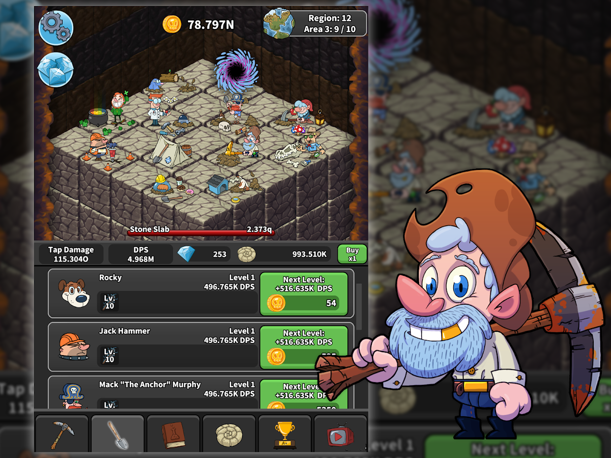 Tap Tap Dig 2.2.5. Скриншот 14