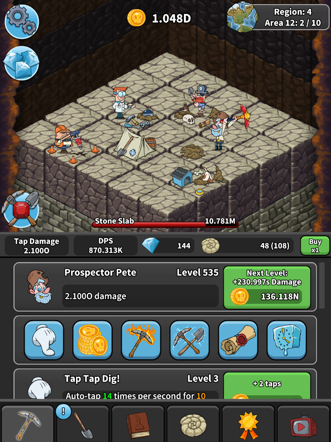 Tap Tap Dig 2.2.5. Скриншот 21