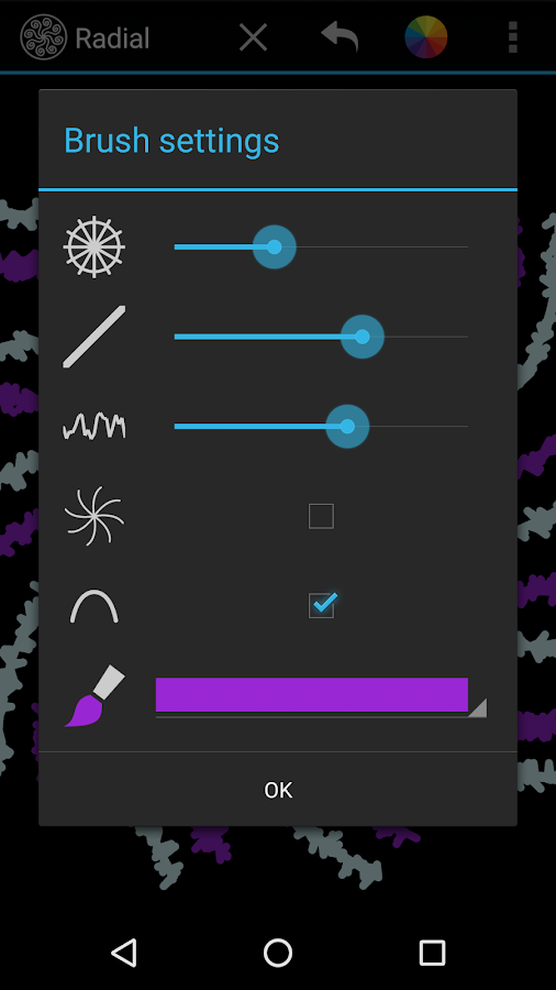 Radial 1.3.1. Скриншот 2