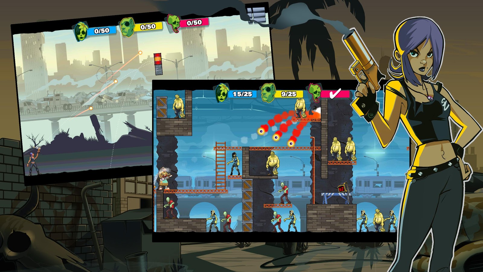 Stupid Zombies 3 2.50. Скриншот 3