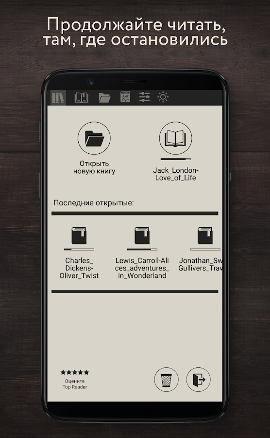 Top Reader 3.04. Скриншот 2