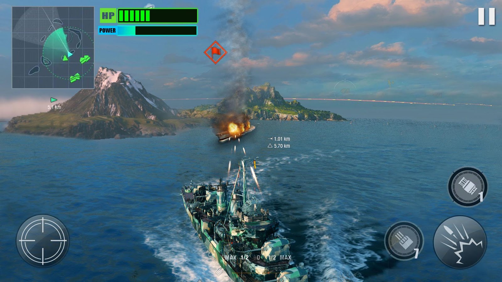 Silent Warship Hunter 1.1.1. Скриншот 21