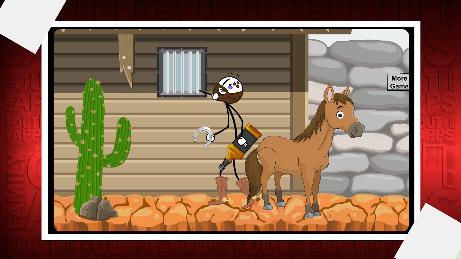 Stickman Western 3.1. Скриншот 1