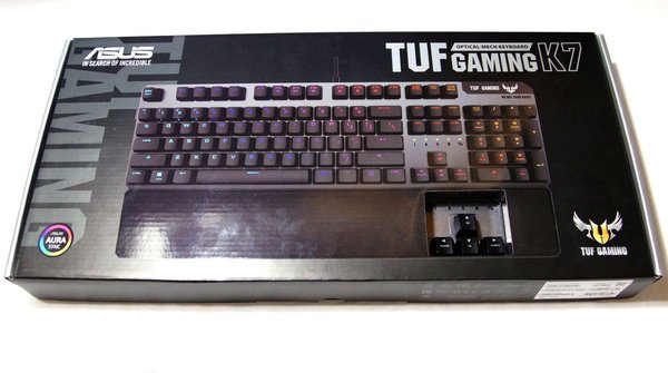 Тест игровой клавиатуры ASUS TUF Gaming K7: механика с огоньком