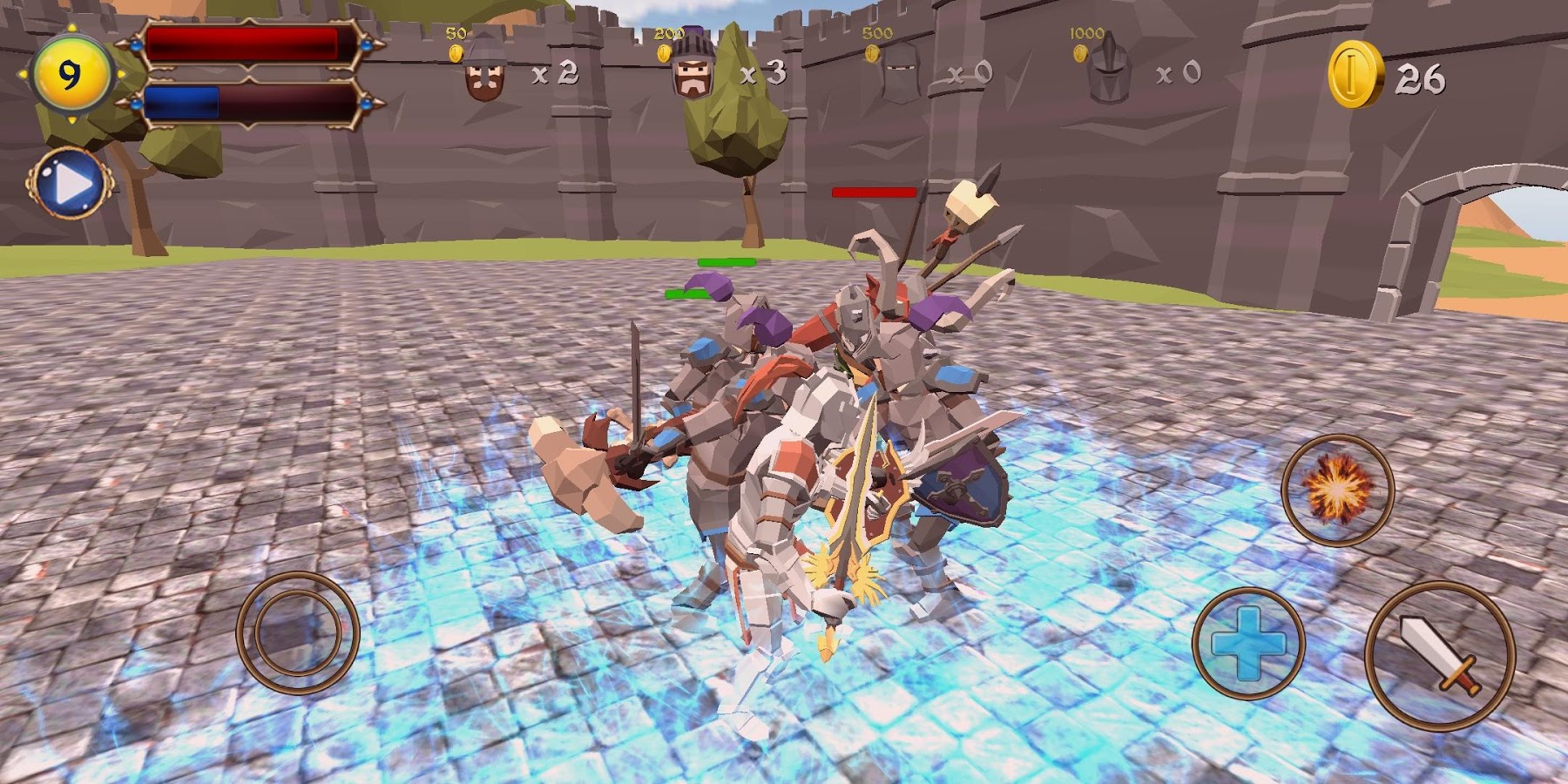 Castle Defense Knight Fight 1.8. Скриншот 7