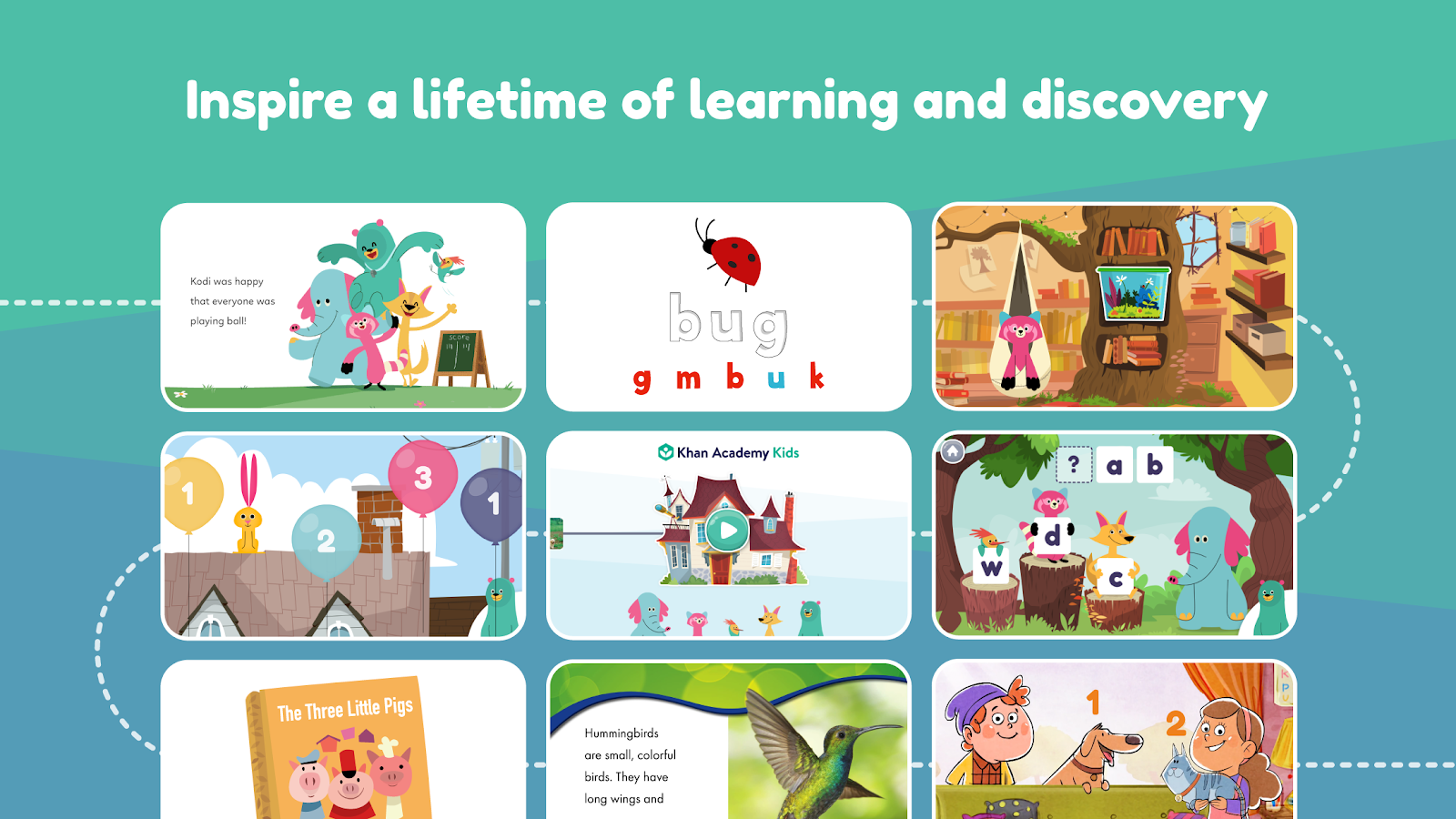 Khan Academy Kids 8.1.3. Скриншот 1