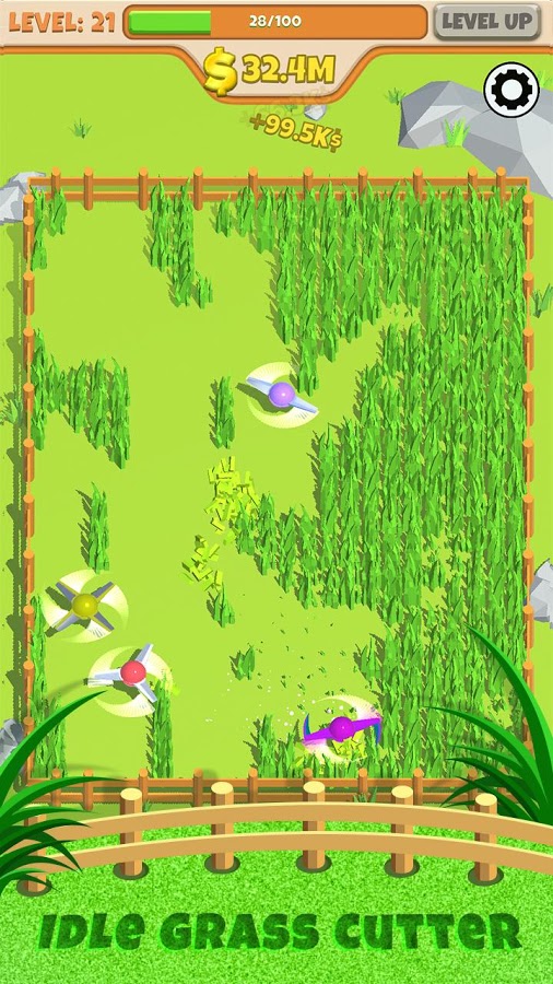 Idle Grass Cutter 1.0.8. Скриншот 4