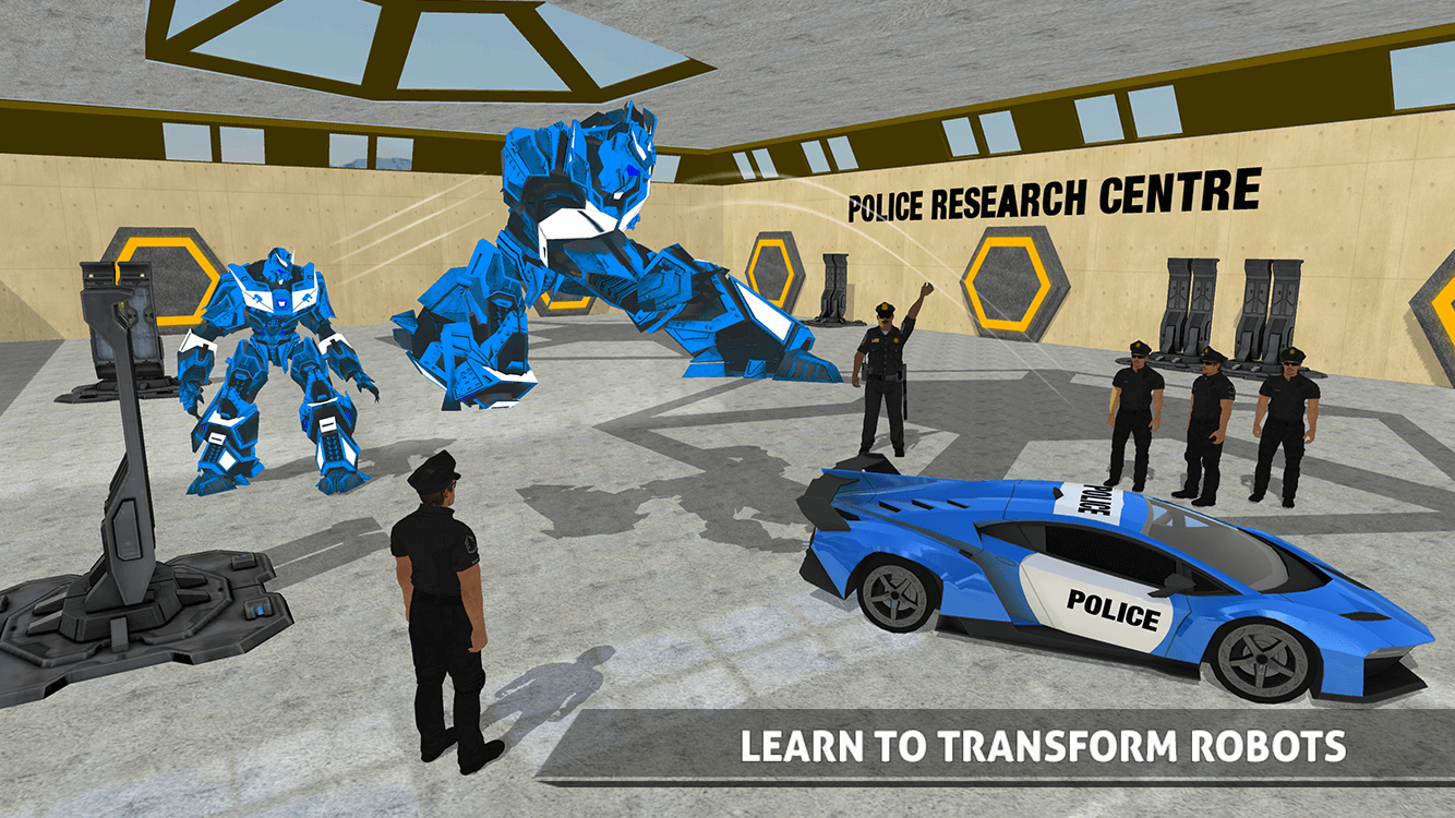 Police Robot Transformation 1.33. Скриншот 20