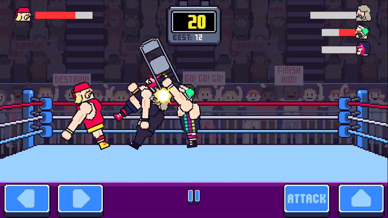 Rowdy Wrestling 1.1.8. Скриншот 9