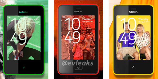 Утекли фотографии новых устройств из линейки Asha от Nokia