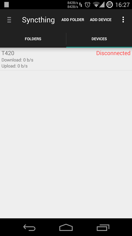Syncthing 2.1.3.0. Скриншот 2