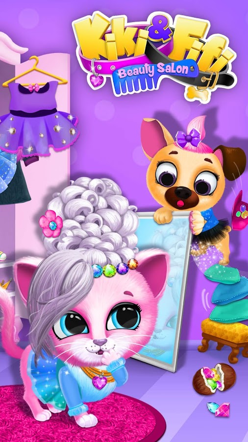 Kiki and Fifi Pet Beauty Salon 5.0.40120. Скриншот 1