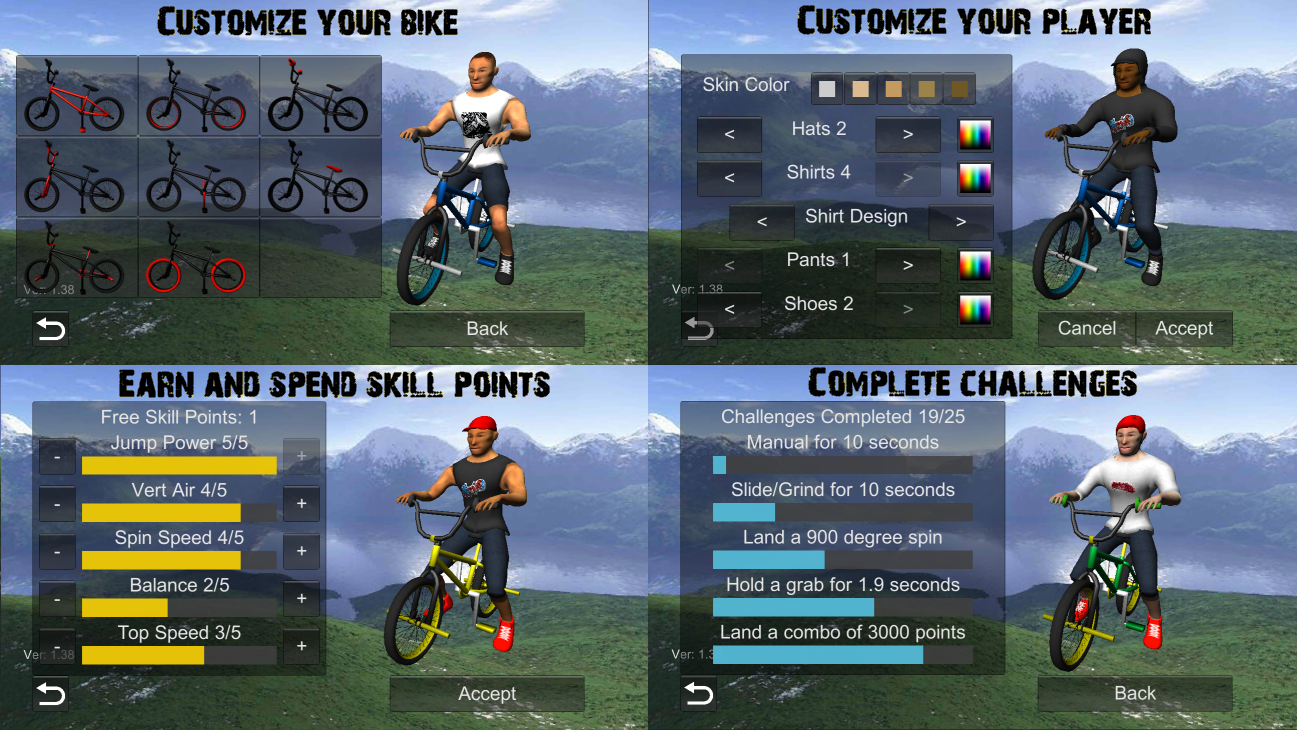BMX Freestyle Extreme 1.90. Скриншот 19