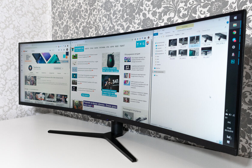 Широкоформатное погружение: обзор Acer EI491CR