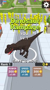Dinosaur Rampage 6.0.10. Скриншот 1