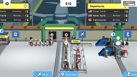 Idle Tap Airport 2.1.2. Скриншот 3