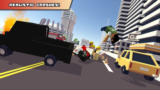 Blocky Moto Racing 1.49. Скриншот 10