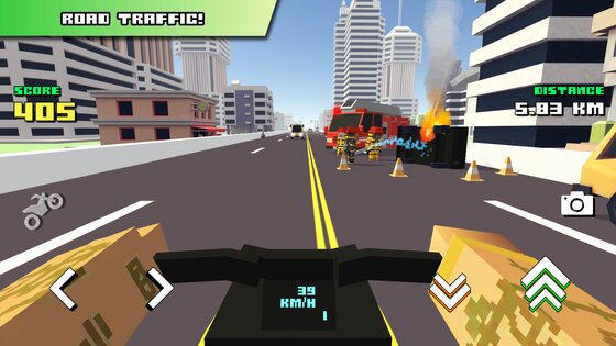 Blocky Moto Racing 1.49. Скриншот 16