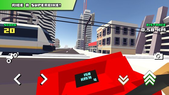 Blocky Moto Racing 1.49. Скриншот 20