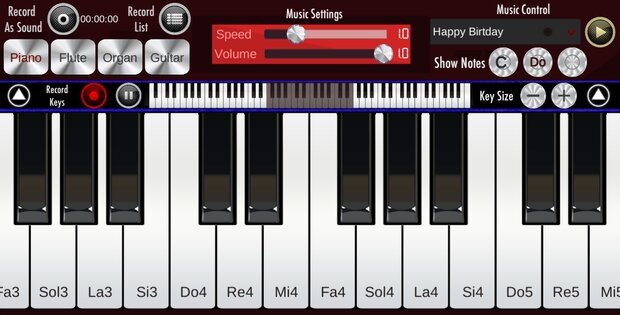 Real Piano 1.28. Скриншот 7