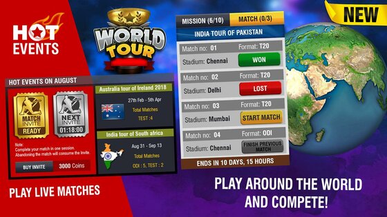 World Cricket Championship 2 5.4.8.1. Скриншот 11