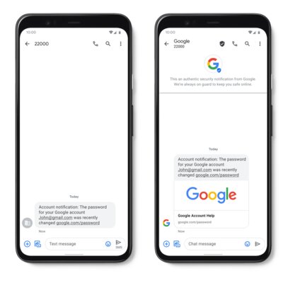 Google внедряет функцию защиты от SMS-спама на Android