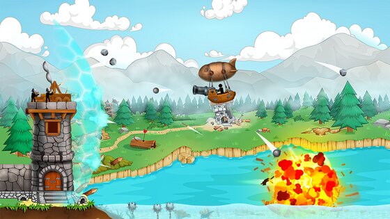 Катапульта – атака пиратов 1.9.0. Скриншот 9