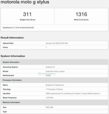 Motorola готовит бюджетный смартфон со стилусом