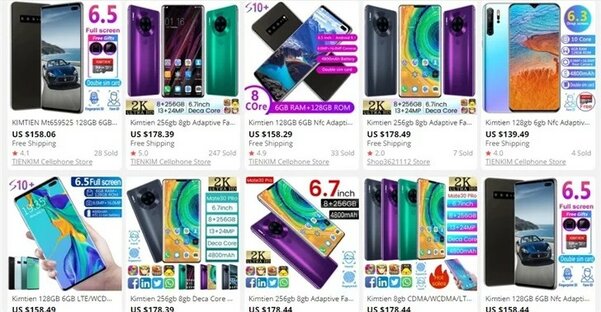 На AliExpress появилось много поддельных смартфонов известных брендов